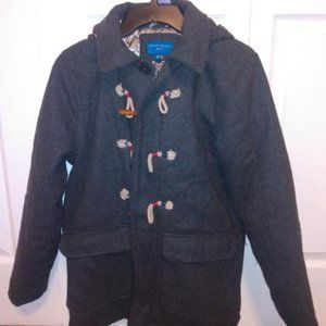 Boys Grey Perry Ellis Coat Good Condition Size 14/16